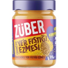Züber Crunchy Yer Fıstığı Ezmesi 315 G (8'li Paket)