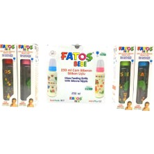 Fatoş BEBE-017 Biberon 250ML Cam Desenli - 18'li Paket