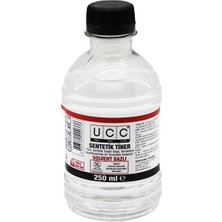 Ucc Sentetik Tiner 250ML Solvent Bazlı - 12'li Paket