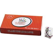 Glass Pins Glass Pıns K-0217 Başörtü Iğnesi 50 Adet Pls Mini Renkli - 20'li Paket