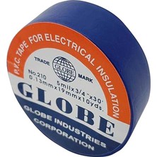 Globe Elektrik Bantı Mavi Bandı Lacivert Lüx - 10'li Paket