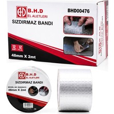 B.H.D El Aletleri B.h.d BHD-00476 Su Sızdırmaz Tamir Bantı 48MMX1.5 2mt Sakız Bandı - 12'li Paket