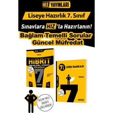 Hız Yayınları 7. Sınıf  Türkçe Soru Bankası ve Hibrit Seti 2027 Model