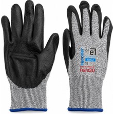 Egebant G-331734 Nitril Işçi Eldiven No 10 Zebra Bandı Xlarge Kesilme Dirençli - 10'li Paket