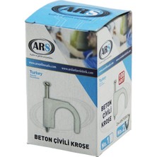 Ars Elektrik Ars KOD-347949 Beton Çivili Kroşe No-2 100 Adet 2x4 Antigron - 10'li Paket