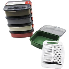 Urve Wenken UR-3329 Metal Rende 2ın1 Hazneli Plastik Kapaklı - 24'li Paket