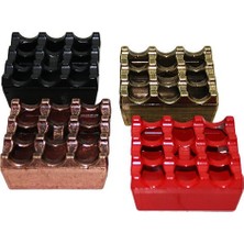 Umt Küllük Kare Metal Renkli - 10'li Paket