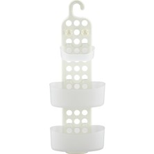 Qlux Ideas Qlux L-00791 Ayarlanabilir Raflı Banyo Askısı 3 Katlı - 6'li Paket