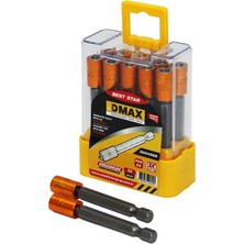 DMAX-4566 Mıknatıs Uçlu Bits PZ2X65MM - 10'li Paket