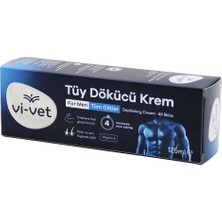 Vi-Vet Tüy Dökücü Krem 125ML Bay - 24'li Paket