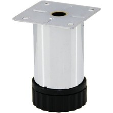 KRT Ibico Tablalı Koltuk Baza Ayak 8CMX42MM 90-12136-E-01 Metal Plastik Ayarlanabilir Pingolu - 10'li Paket