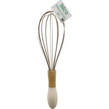İbico Ibico İ22-022 Çırpıcı 30CM Silikon Ahşap Bambu Plastik Saplı - 12'li Paket