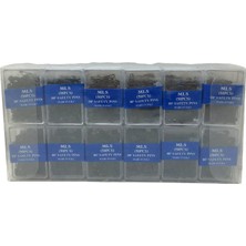 Mls Safety PINS-978 Mini Çengelli Iğne No-00" 50 Adet.pls.kutu Siyah Taksun - 36'li Paket