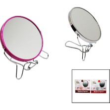 Bella House K-4542 K-0940 Metal Çerçeve ve Ayaklı Makyaj Aynası 7" Yuvarlak Büyüteçli Çift Yönlü - 12'li Paket