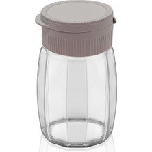 Qlux Ideas Qlux C-00560 Tuzluk ve Baharatlık 100CC Lina Çokgen Renkli Plastik Kapak Cam - 30'li Paket