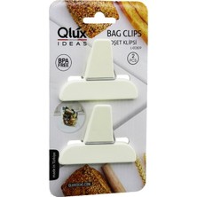 Qlux Ideas Qlux L-00509 Mandallı Poşet Klipsi 2 Adet - 50'li Paket