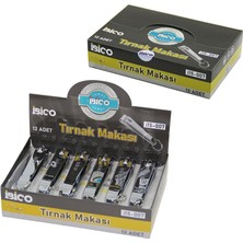 İbico Ibico İ15-007 Tırnak Makası Battal Gri - 12'li Paket