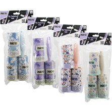 İbico Ibico İ21-047 Pratik Tüy Toplayıcı Rulo Bant 3 Adet Set 1AD.SAPLI 60 YAPRAK+2AD.YEDEK 2X60 Bandı - 12'li Paket