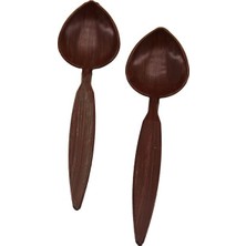 Küçükkeleş TRK-177 Oyun Kaşık 19.8cm Uzun Saplı Halk Oyunları Kahverengi Plastik - 40'li Paket