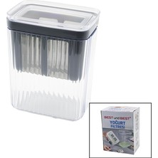 Best Und Best BK-230 Yoğurt Süzme Filtresi Kabı Mika Kristal Hazne Pls.çerçeveli Süzgeç - 12'li Paket