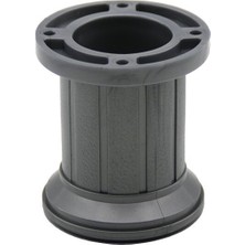 KRT Ibico Koltuk Baza Ayak 8cm x 51MM 90-2801-8-12 Gri Plastik Ayarlanabilir - 10'li Paket