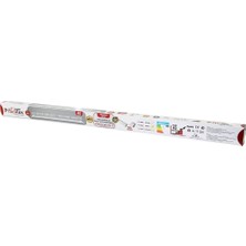Hightek Hıghtek HT-0001 Yatay Bant Armatür LED Lamba Ampul 120CM 40W 2 Adet Beyaz Bandı Alüminyum Kasa - 20'li Paket
