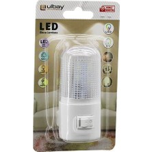 Ulbay Gc-08 Ulbay Gece Lambası 4 Ledli Anahtarlı - 10'li Paket