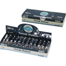 İbico Ibico İ15-001 Tırnak Makası Küçük Gri - 24'li Paket