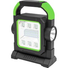 Powermaster HC-7078-D Üç Çalışma Modlu Şarjlı 40 smd Ledli Taşınabilir Solar Panelli Lamba