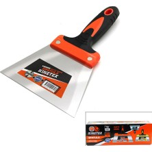 Kinetex KTX-2162 Kauçuk Saplı ve Çelik Boyacı Spatulası 140MM - 12'li Paket