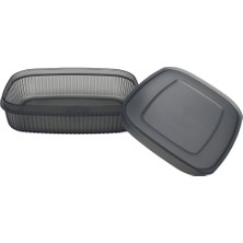 Lova LV-274 Shell Saklama Kabı Plastik 600ML Gri - 24'li Paket