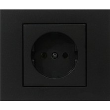 Atom Elektrik Atom Normal Priz Siyah - 12'li Paket