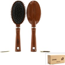Onas ONS-841 Fön ve Saç Fırçası ve Tarak Oval Plastik K.kahverengi - 12'li Paket