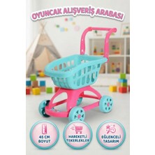 Farbu Oyuncak Ilk Market Arabam - Ittirmeli Eğitici Çocuk Alışveriş ve Oyuncak Market Arabası