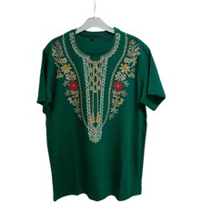 Ervo Reklam Özel Tasarım T-Shirt Nakış Görünümlü Dtf Baskı T-Shirt