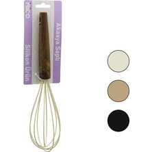 İbico Ibico İ22-018 Çırpıcı 25CM Silikon Ahşap Akasya Saplı - 6'li Paket