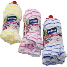 Evima TM-662 Welsoft Çizgili Havlu Mop - 100'LI Paket