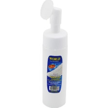 World Spor Ayakkabı Temizleme 200ML Köpük Pompalı Silikon Fırça Başlıklı - 12'li Paket