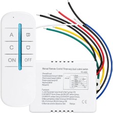 Weko WK-28838 4 Kanallı Uzaktan Kumandalı Aydınlatma Kontrol Anahtarı Avize Modülü
