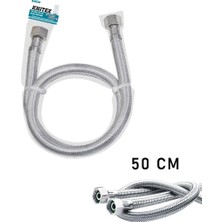 Knitex Kinetex KTX-2881 Flex Hortum 50CM. Dişi-Dişi Kazan Şofben - 10'li Paket