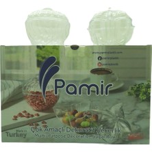 Pamir PMR-203-204 Pera ve Kelebek Mix Mika Şeffaf Şekerlik - 24'li Paket