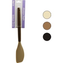 İbico Ibico İ22-020 Spatula 30CM Renkli Silikon Ahşap Akasya Saplı Yan - 6'li Paket
