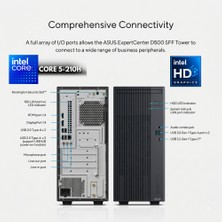 Asus Pc Core 5-210H 32-Gbddr5 512 GB Intel Hd Graphics Windows 10 Pro P500MV-C52108512B0DQB93