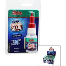 Akfix AKFİX-702 GA-023 Super Japon Yapıştırıcı 30GR - 36'li Paket