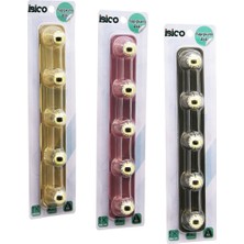 İbico Ibico İ17-012 Yapışkanlı Pls. Askı 5kg.taşıma 5 Kollu Gold Noktalı Top - 12'li Paket