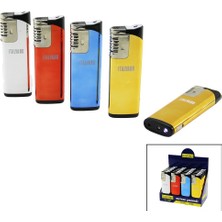 İtalyano Italyano KA-750-P Ocak Mutfak Çakmak Dev Boy 3.7X11.2CM Rüzgar Fenerli Izgaralı - 20'li Paket