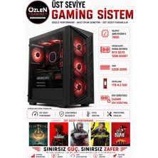 Özlen XL12 RYZEN 5 7600 RTX 5070 12GB 32GB DDR5 RAM 1TB M.2 SSD Üst Seviye Oyuncu Bilgisayarı