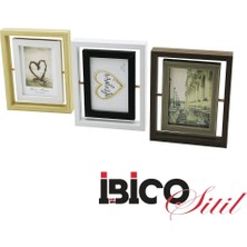 İbico Ibico İ12-037 Ahşap Resim Çerçevesi 15X10CM 2.çerçeve 17X21CM 6"x4" Döner Çerçeve 2in1 Resimlik - 24'li Paket