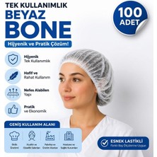 Miss LADY-2094 Cerrahi ve Hijyen ve Aşcı Kafa Bonesi 100 Adet Paket - 25'li Paket
