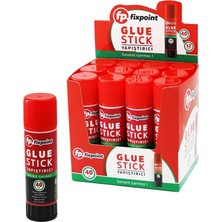 Fixpoint P-2657 Glue Stick Yapıştırıcı Prit 40GR Kağıt Yıkanabilir Kolay Uygulama Solvent Içermez - 12'li Paket